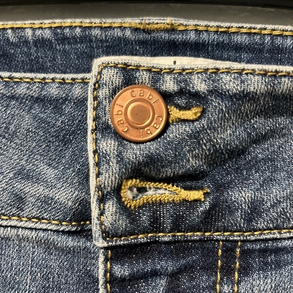 Cabi Cinch Straight Style 4521 Jeans Size 20 Lightly Distressed - Picture 4 of 6